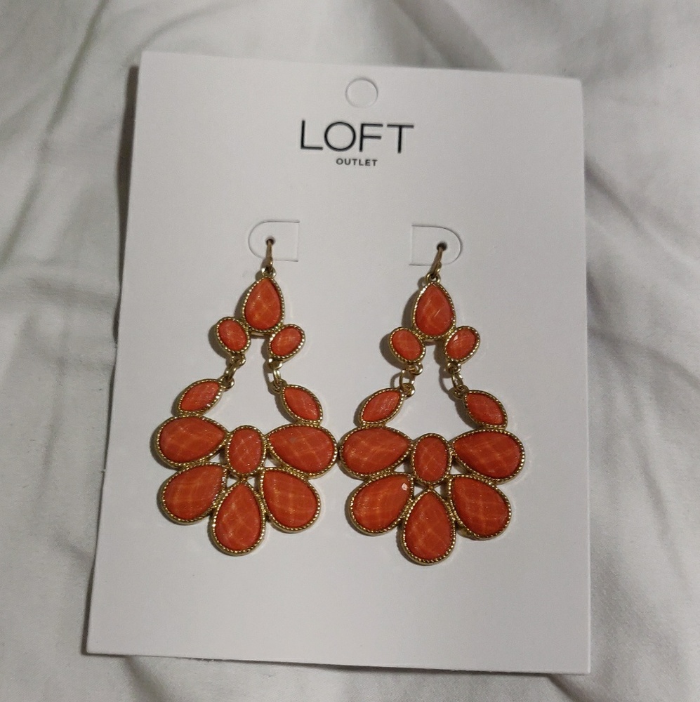 Loft Coral Chandelier Earrings